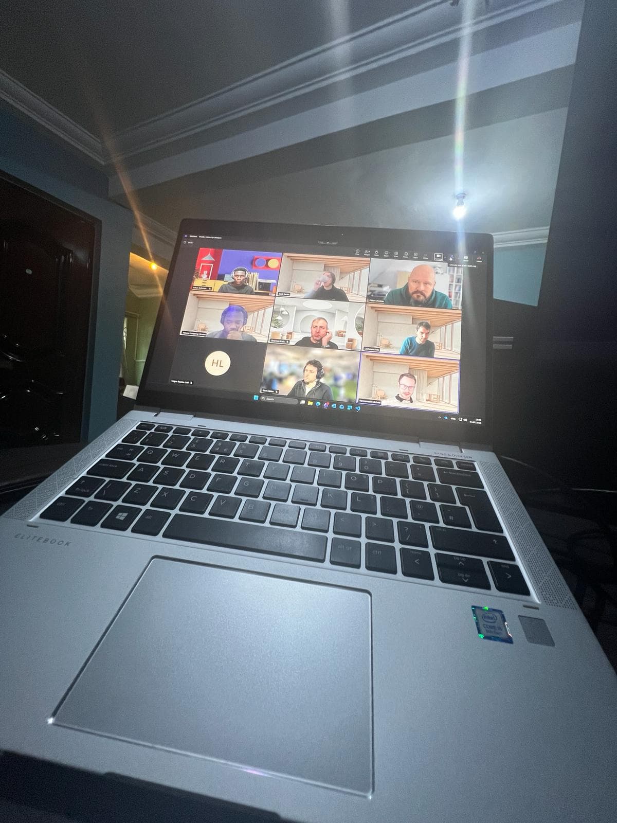 Remote work setup