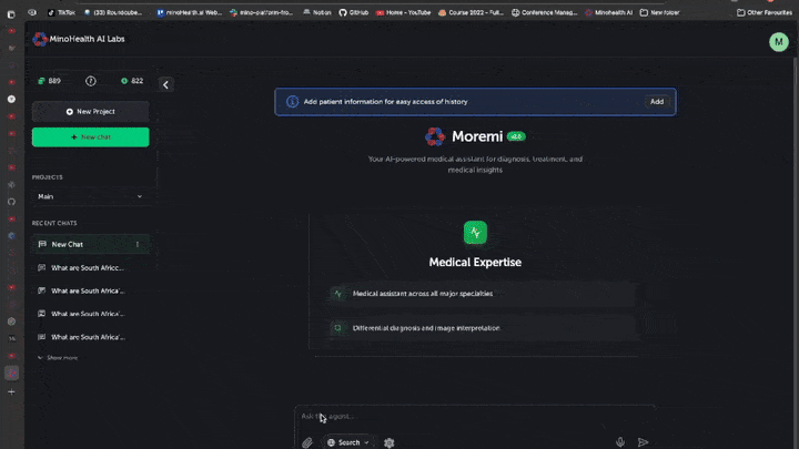 An image of the Moremi AI Agents project.